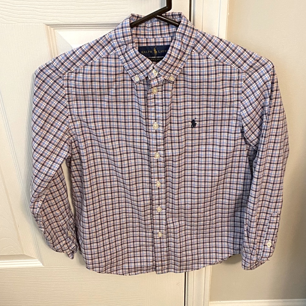 Ralph Lauren dress shirt boys M (10/12)